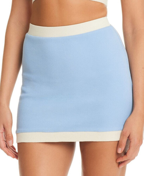 Women's Colorblocked Tube Skirt Cover-Up