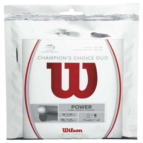 WILSON Champions Choice Duo Hybrid 12.2 m Tennis Single String