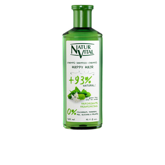 Naturaleza Y Vida Happy Hair Reinforcing Shampoo Укрепляющий шампунь с зеленым чаем без силиконов и парабенов 300 мл