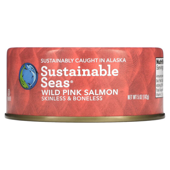 Wild Pink Salmon, Skinless & Boneless, 5 oz (142 g)