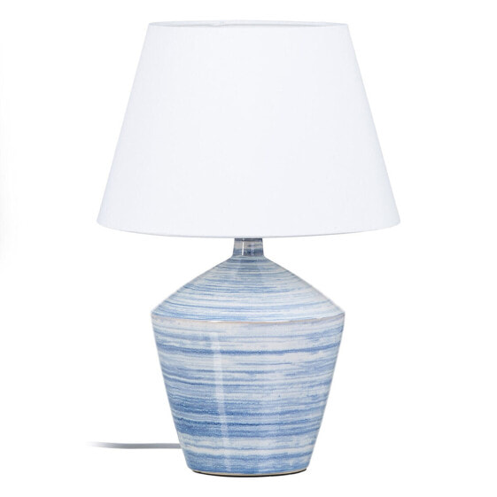 Настольная лампа Синий Белый Керамика 40 W 220 V 240 V 220-240 V 30,5 x 30,5 x 44,5 cm