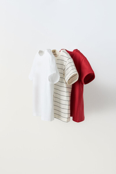 3-pack of striped t-shirts
