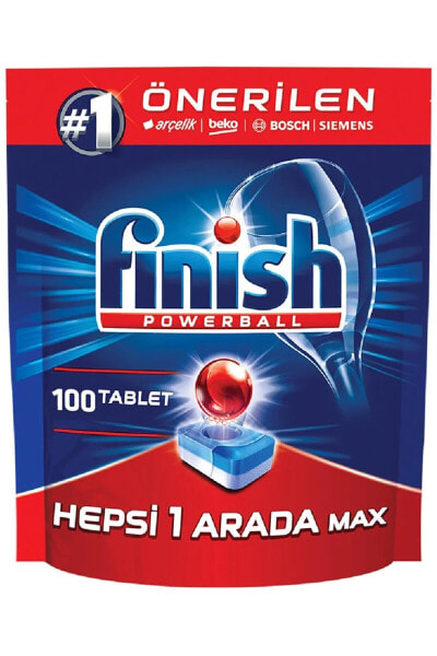 Таблетки для посудомоечных машин Finish Hepsi Bir Arada 100 шт.