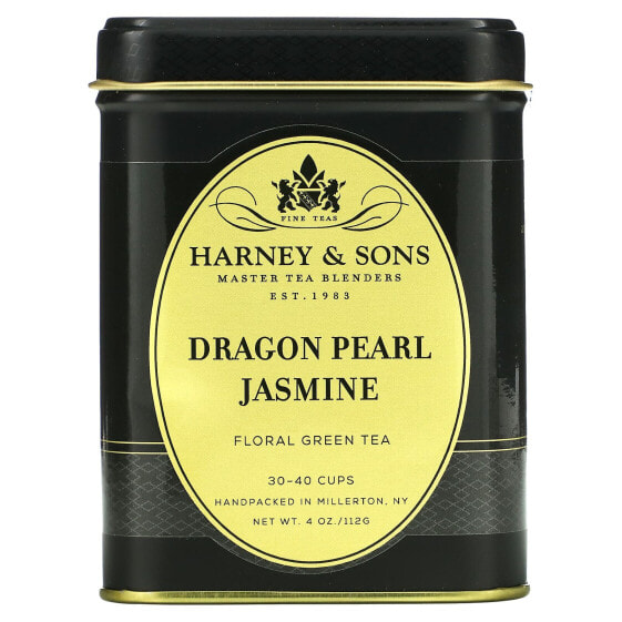Harney & Sons, Dragon Pearl, чай с жасмином, 112 г (4 унции)