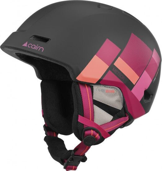 Cairn Kask Meteor czarno-różowy r. 55/56