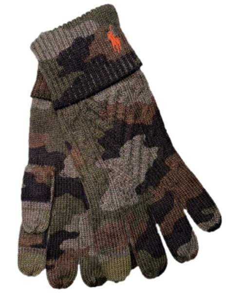 Men's Camo Cable Touch Glove