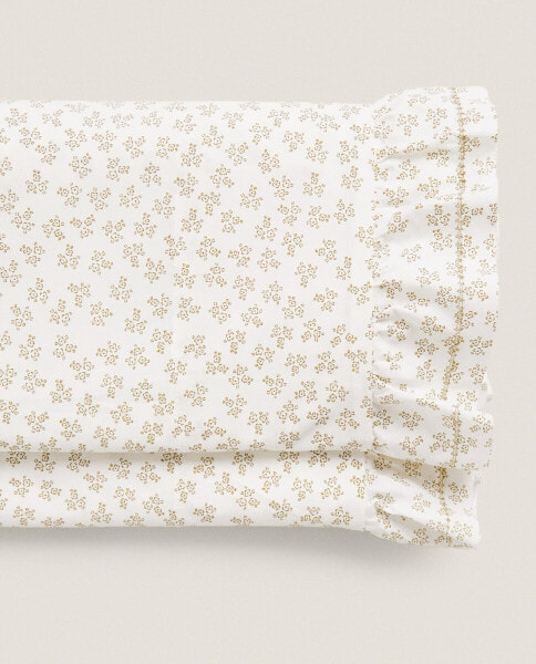 Children’s floral flat sheet