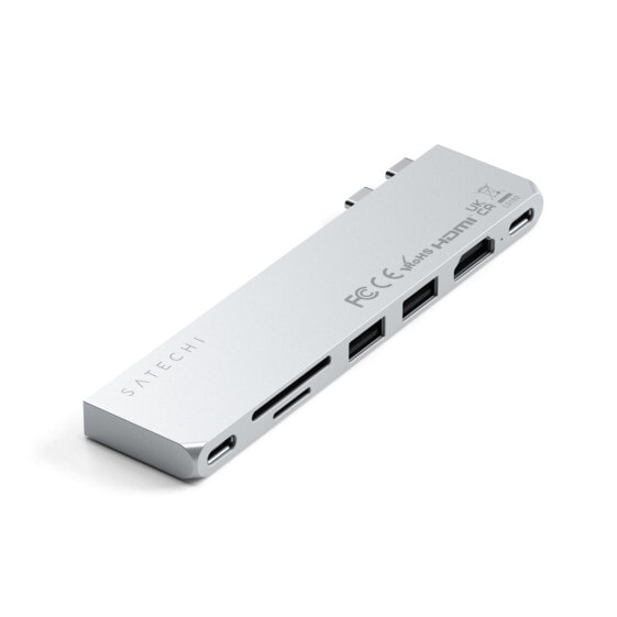 Satechi USB-C Pro Hub Slim Adapter"Silber USB-C