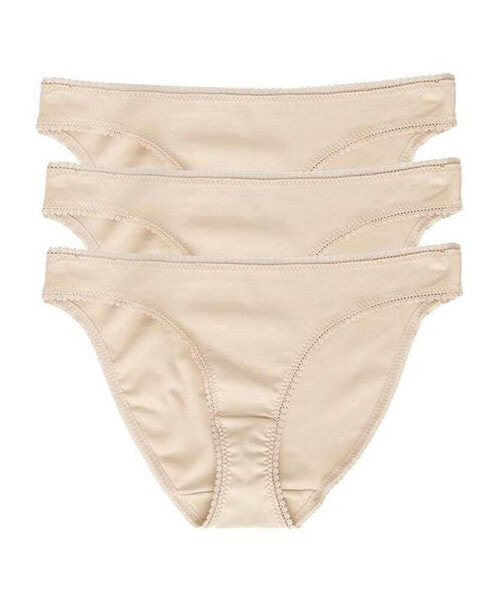 Women's Cotton Hip Bikini Panty, Pack of 3 1402P3