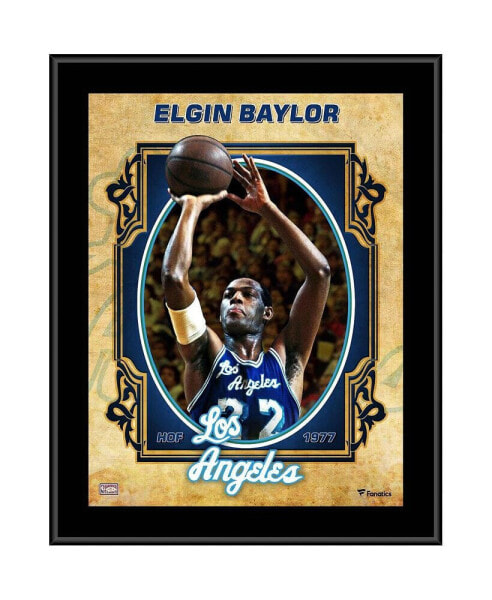 Elgin Baylor Los Angeles Lakers 10.5'' x 13'' Sublimated Hardwood Classics Player Plaque