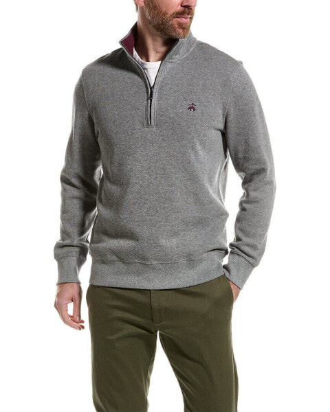 Пуловер Brooks Brothers 1/2-Zip Grey Mens