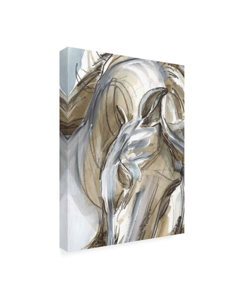 Jennifer Paxton Parker Horse Abstraction I Canvas Art - 37" x 49"