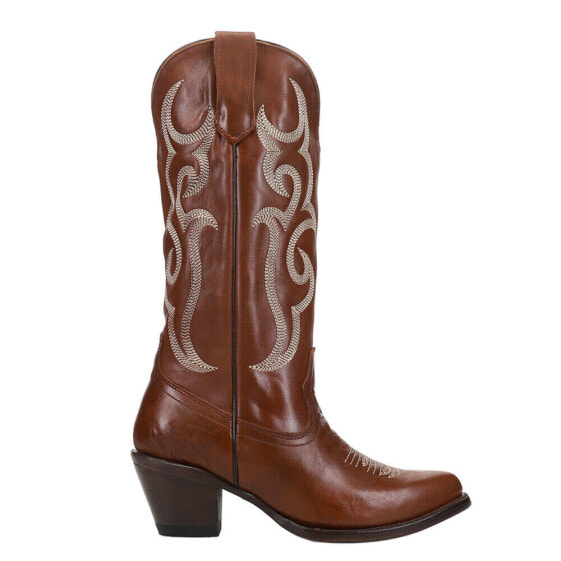 Ferrini Quinn Embroidered Snip Toe Cowboy Womens Brown Casual Boots 8486110