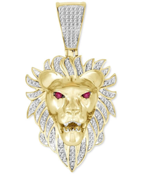 Подвеска Macy's Diamond & Ruby Lion