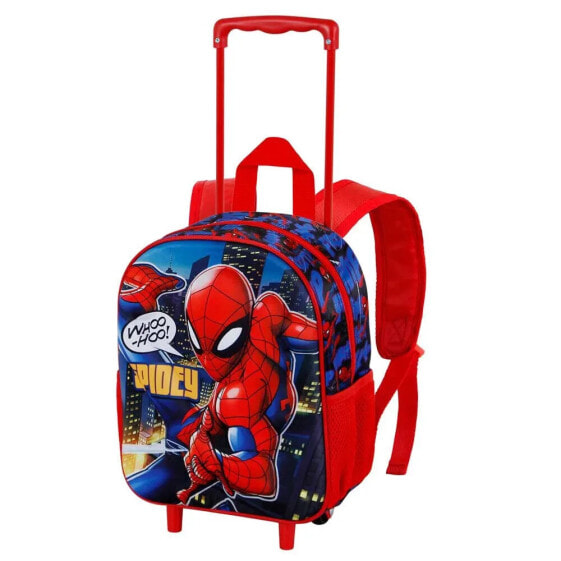 KARACTERMANIA Marvel Spiderman Mighty Small 3D Backpack With Wheels