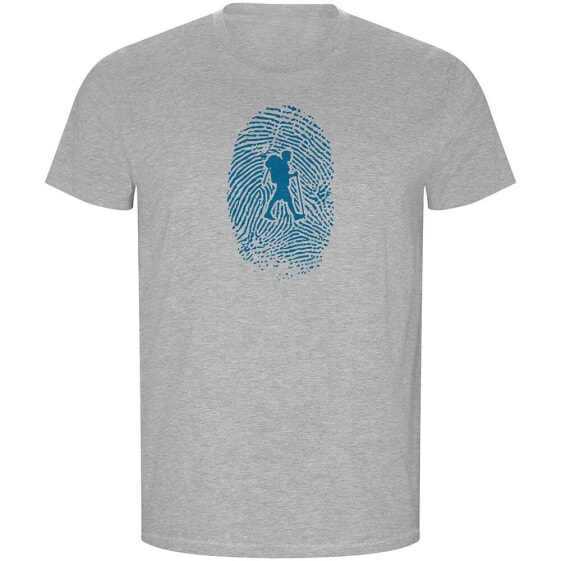 KRUSKIS Hiker Fingerprint ECO short sleeve T-shirt