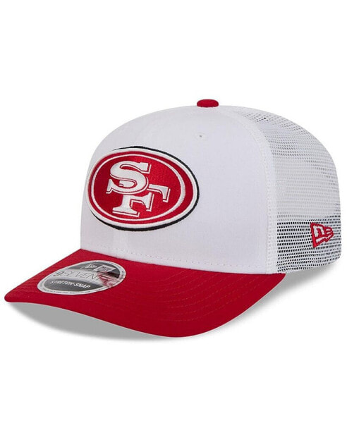Men's White/Scarlet San Francisco 49ers 2024 NFL Training Camp 9SEVENTY Trucker Hat