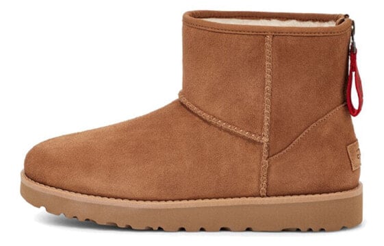 Угги женские UGG CLASSIC MINI коричневые 1122671-СНЕ