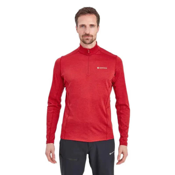 MONTANE Dart Zip Neck long sleeve T-shirt