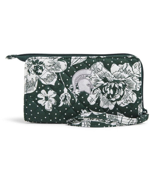 Сумка Vera Bradley Michigan State Spartans Rain Garden Wristlet