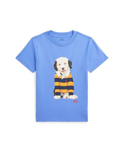 Toddler and Little Boys Dog-Print Cotton Jersey T-shirt