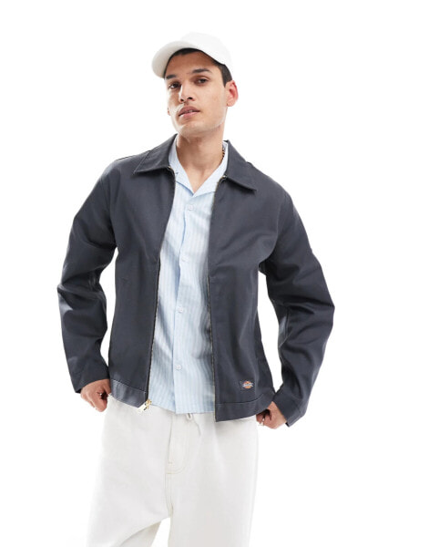 Dickies unlined eisenhower jacket in dark grey