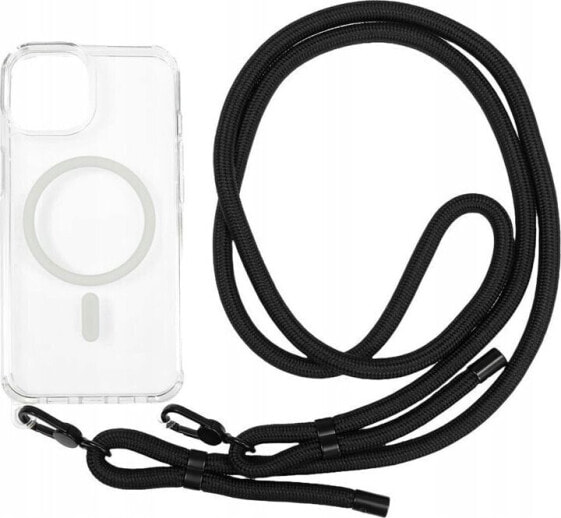 MOBILE ORIGIN Mobile Origin Lanyard MagSafe Case, clear - iPhone 14