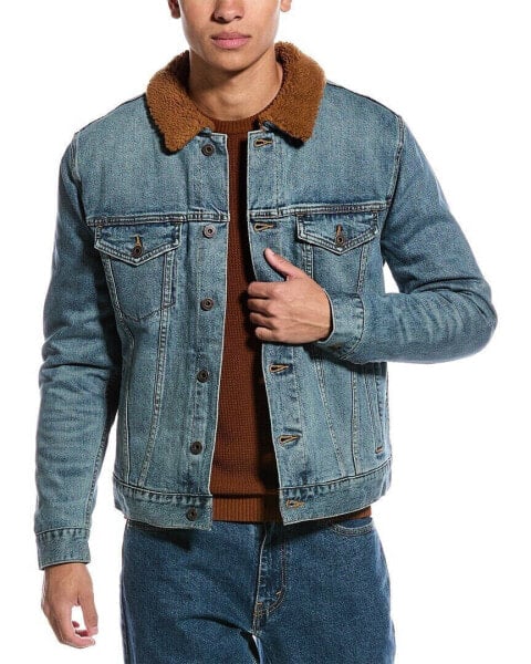 Vince Denim Trucker Jacket Men's Blue M