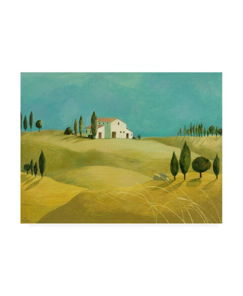 Pablo Esteban Tuscan Villas Paint 2 Canvas Art - 19.5" x 26"