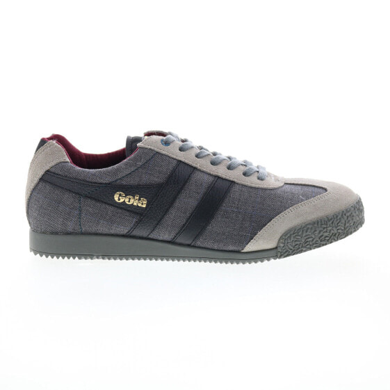 Gola Harrier SR CMA209 Mens Gray Canvas Lace Up Lifestyle Sneakers Shoes 8