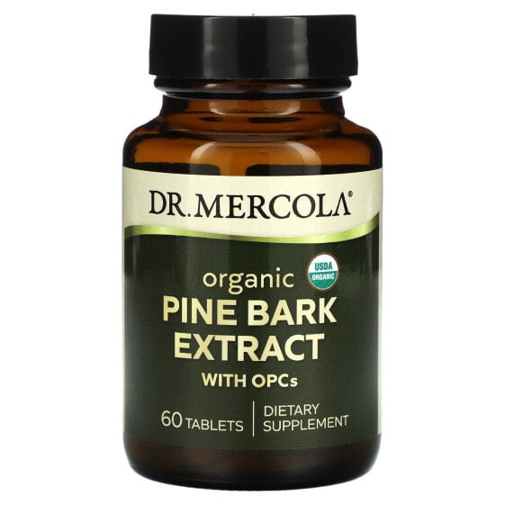 Dr. Mercola, Органический экстракт сосновой коры с ОРС, 60 таблеток