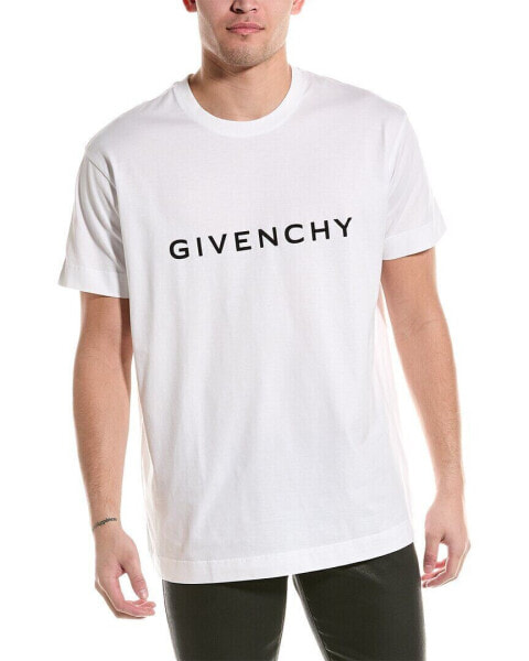 Givenchy Logo Oversized Fit T-Shirt Men's