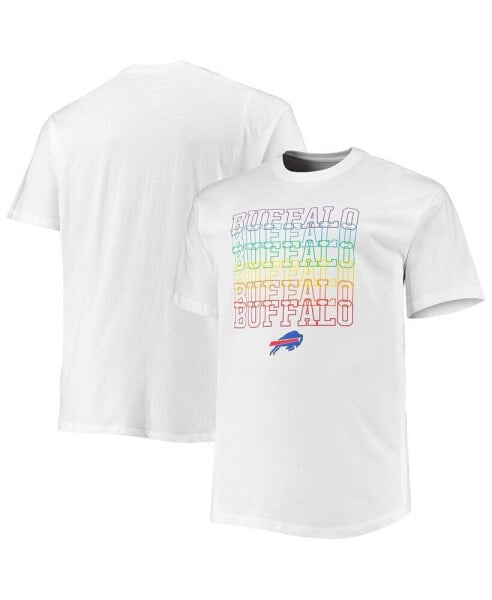 Men's White Buffalo Bills Big and Tall City Pride T-shirt