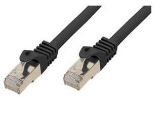ShiverPeaks SHVP 75511-25S - 0.25m Patchkabel - Cat.7-Rohkabel schwarz - Cable - Network