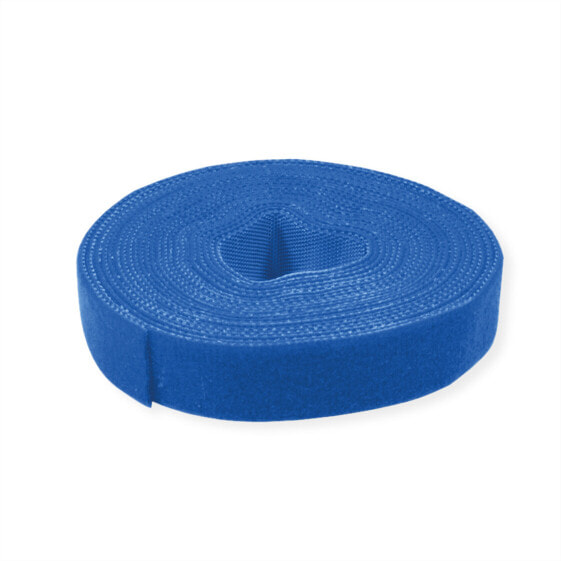 VALUE 25.99.5254 - Hook & loop cable tie - Blue - 25000 mm - 10 mm - 5 pc(s)