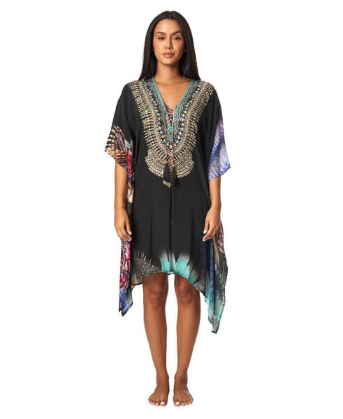 Women's Short Kaftan Cover Up Dress