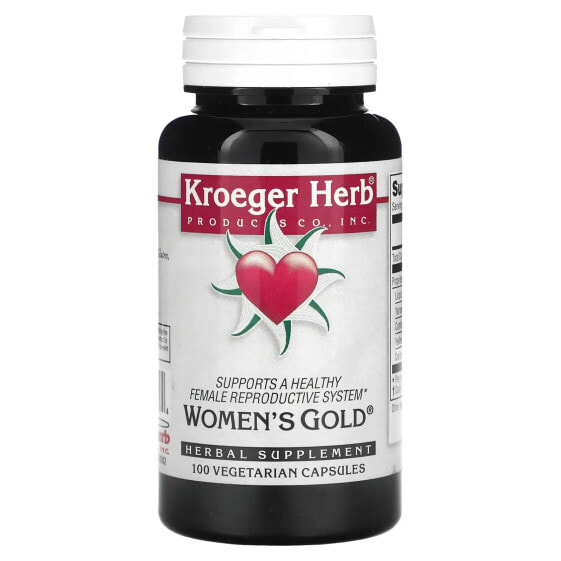 Kroeger Herb Co, Women's Gold, 100 вегетарианских капсул