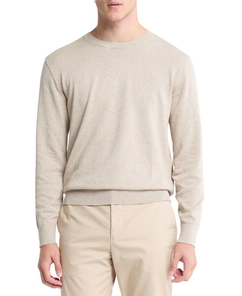 Men's Long Sleeve Supima Cotton Crewneck Sweater