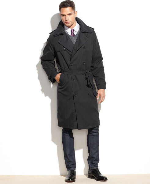 Iconic Belted Trench Raincoat
