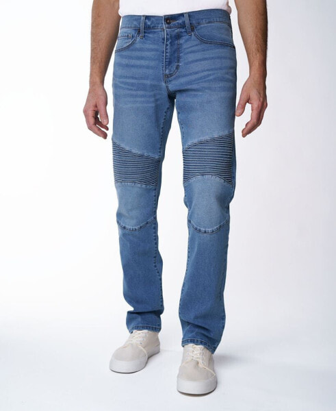 Men's Skinny Fit Moto Stretch Jeans