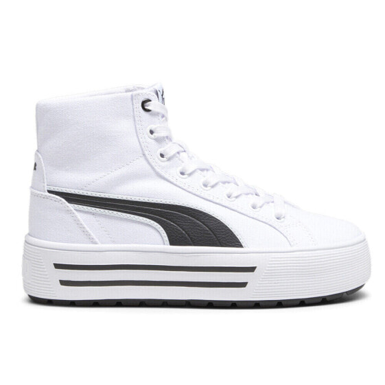 Puma Kaia 2.0 High Top Platform Womens White Sneakers Casual Shoes 39232501