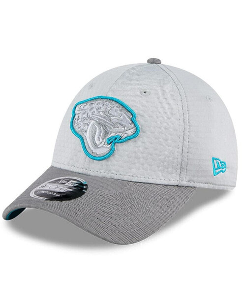 Men's Gray Jacksonville Jaguars 2024 NFL Training Camp 9FORTY Adjustable Hat