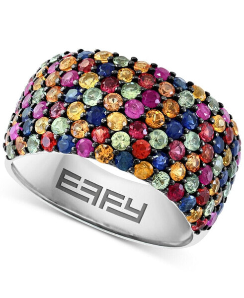 EFFY® Multicolor Sapphire Ring (3-5/8 ct. t.w.) in Sterling Silver