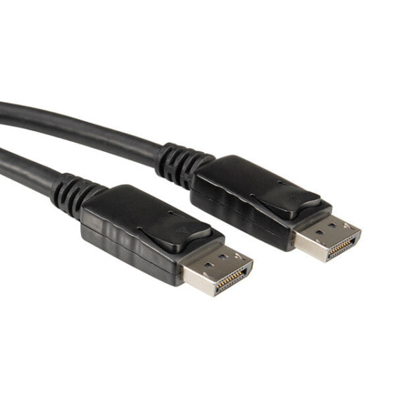 VALUE DisplayPort Cable - DP-DP - LSOH - M/M 5 m - 7.5 m - DisplayPort - DisplayPort - Male - Male - Black