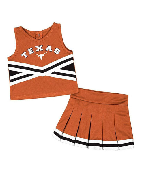 Toddler Girls Texas Orange Texas Longhorns Carousel Cheerleader Set