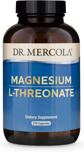 Dr. Mercola, L-треонат магния, 270 капсул