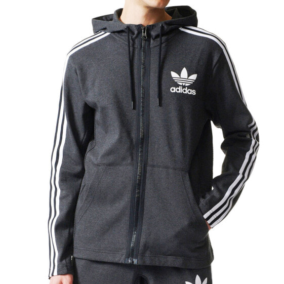 Adidas Originals Curated Men's Full Zip Hoodie Black-White br4249