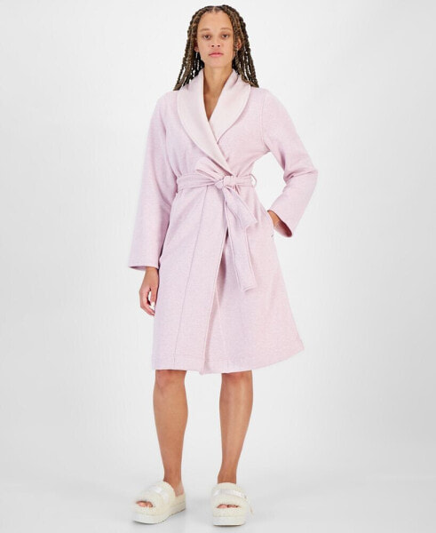 Women's Shawl-Collar Duffield Long-Sleeve Bath Robe