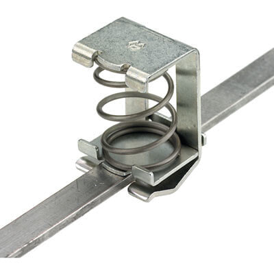 Weidmüller KLBUE 10-20 - Clamping yoke - 10 pc(s) - Steel - Silver - -25 - 55 °C - 24 mm