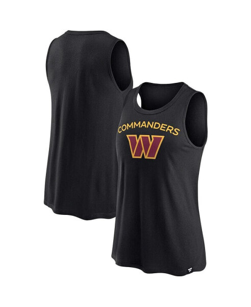 Women's Black Washington Commanders Root For Tank Top